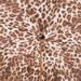 genuine leather leopard print ruched ivory umbrella