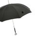 Fancy Black Umbrella, Silver Lion Handle Umbrella For Men