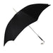 Fantastic Black Men's Umbrella with Silver-Plated Dragon Handle