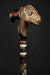 Fantasy Cane Lizard Head Artisan-Made Walking Stick Funky Design