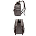 Fashion Canvas Leather Cover Large Capacity Backpack