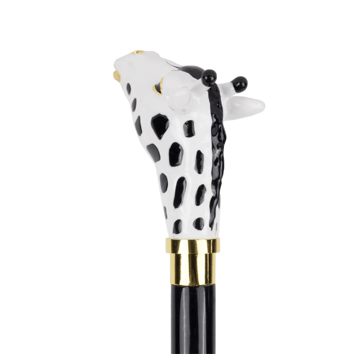 Fashion Giraffe Ceramic Head Walking Stick For Women