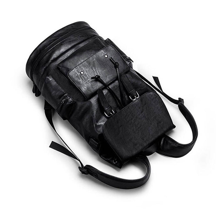 Leather Casual Travel Backpack