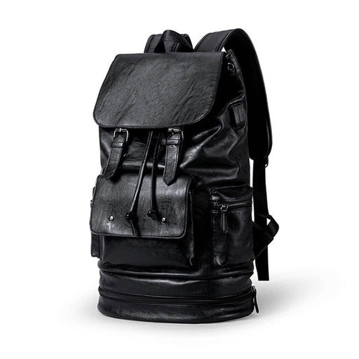 Fashion Leather Casual High Capacity Travel Backpack