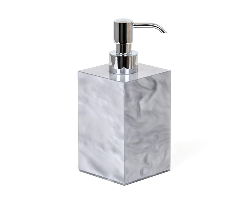 Stylish Bea square soap and lotion dispenser for modern bathrooms