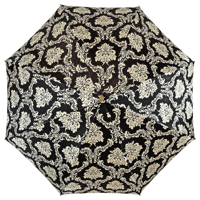 Fashionable Black and Green Umbrella for Ladies