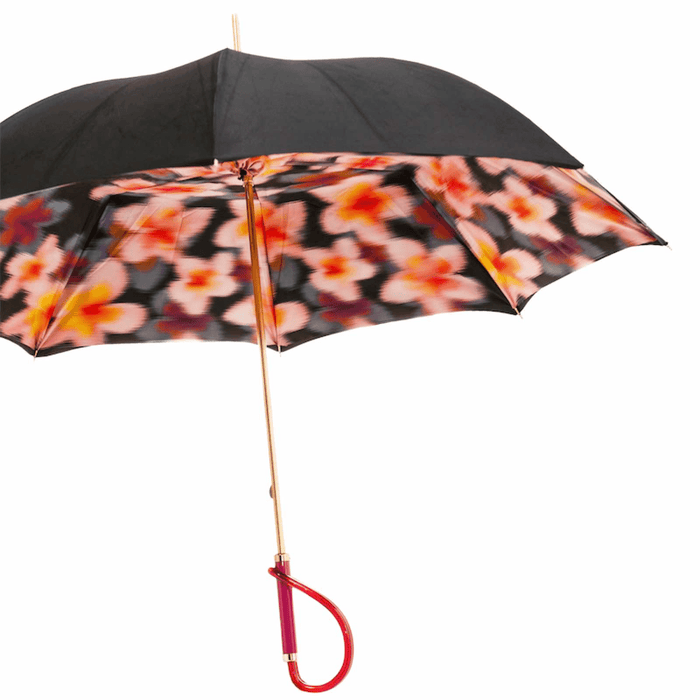 Fashionable Floral Print Umbrella For Women, Handmade