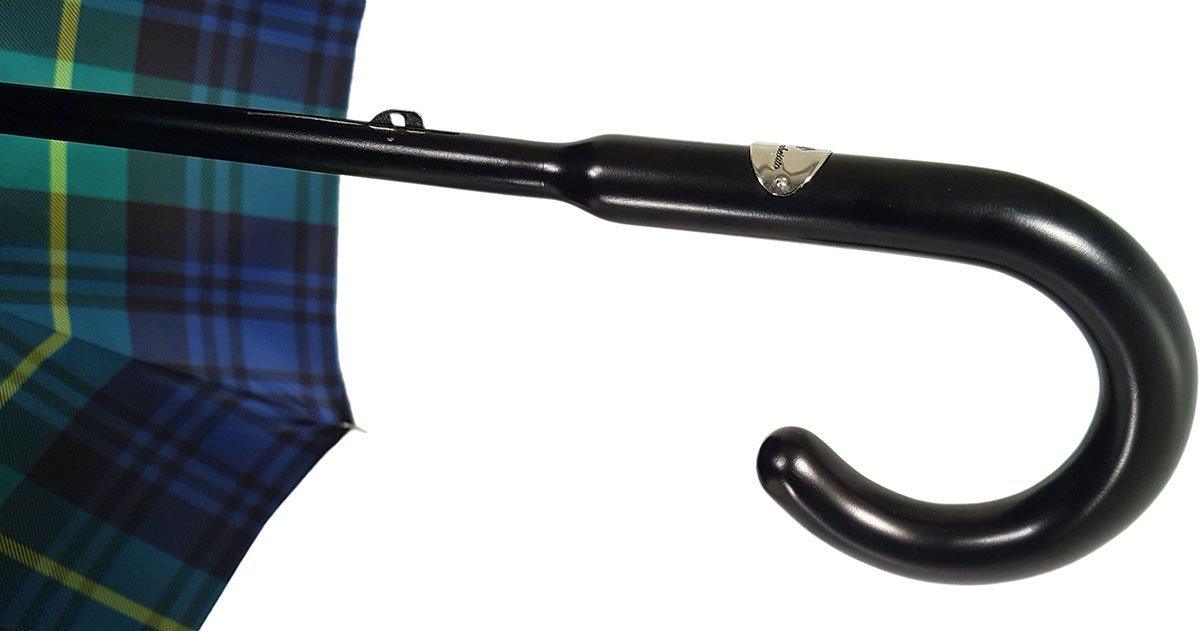 Fashionable Handmade Men's Umbrella with Classic Tartan Design