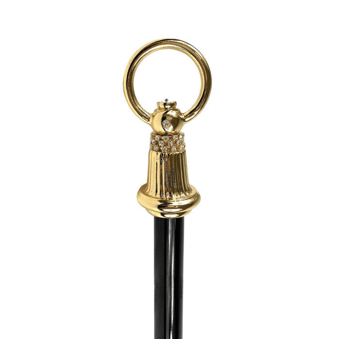 Fashionable Luxury Walking Stick with Bell Handle