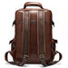 Fashionable Men's Leather Backpack for EDC