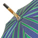 Striped umbrella in Ash wood - Artynov | Unique Handmade Accessories