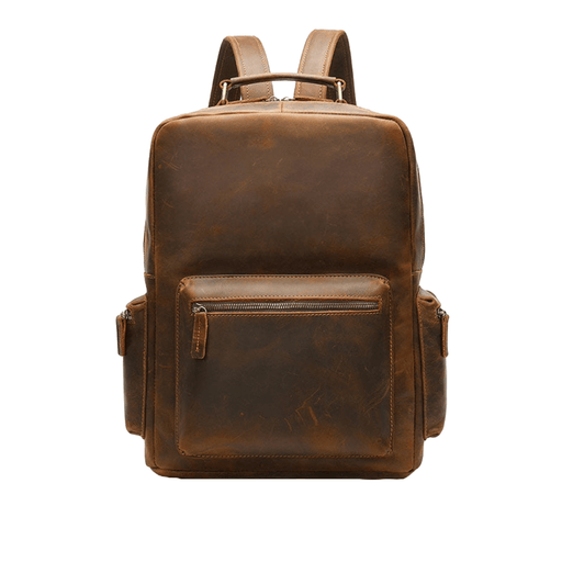 Fashionable Vintage Crazy Horse Leather Backpack