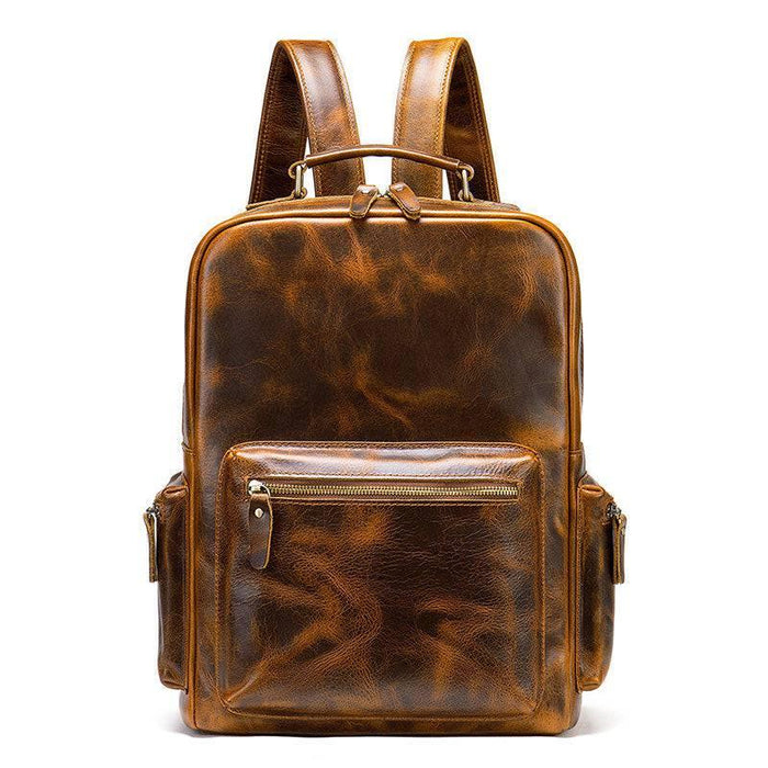 crrazy leather backpack Fashionable Vintage Crazy Horse Leather Backpack