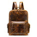 Fashionable Vintage Crazy Horse Leather Backpack