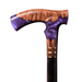 Fashionable Walking Stick, Designer Purple Stick - Miracle