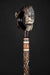 Hand-Carved Wooden Wolf Cane with Hand-Painted Accents, Handmade