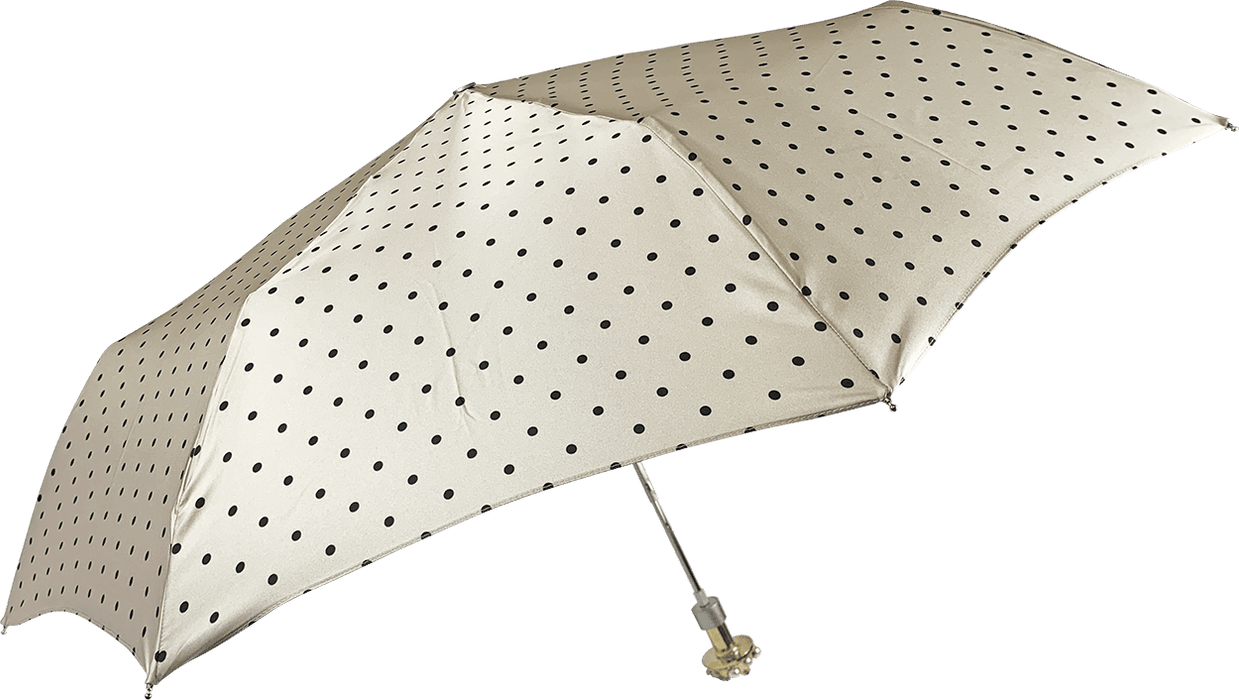 Fine and Elegant Jewel Handle Folding Umbrella