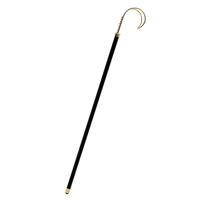 Fine Walking Stick with Black Swarovski Crystals