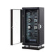 Fingerprint Lock Watch Winder with 8 Slots for Secure Storage