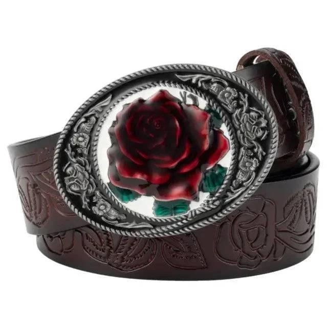 Floral Western Belt