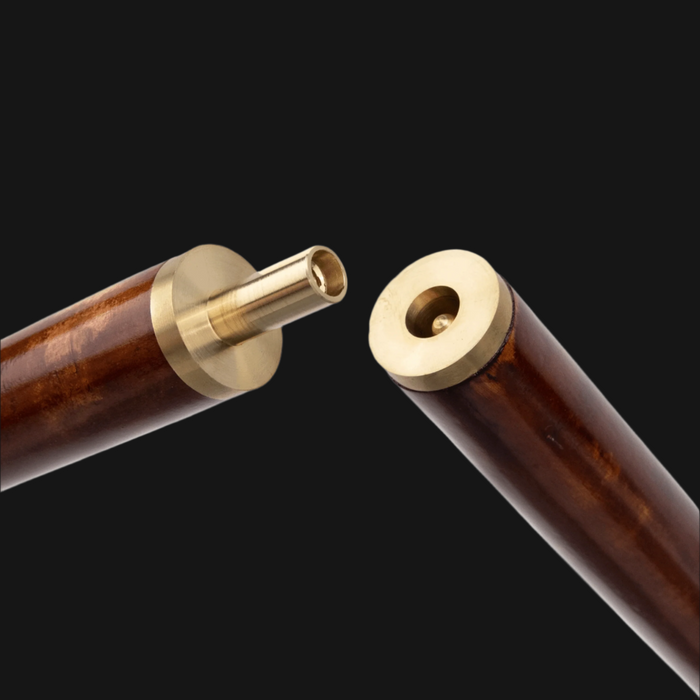 Designer Walking Cane with Wolf Handle – 3-Part Folding Stick