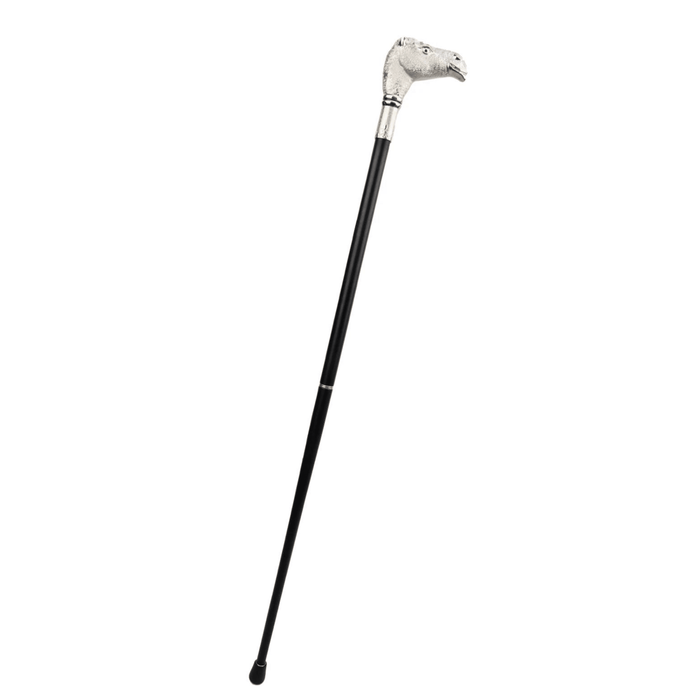 Folding Silver Camel Head Gentleman Knob Walking Cane