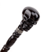 Folding Unique Skull Wooden Walking Cane, Hand Carved