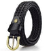 Formal Braided Leather Belt For Women, Marika Model