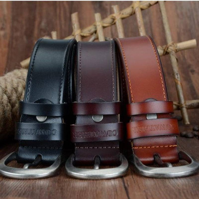 Formal Casual Leather Belt For Men, Teimuraz Model