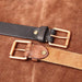 Formal Elastic Leather Belt For Women, Nisha Model