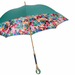 Frog Green Floral Exclusive Double Cloth Umbrella