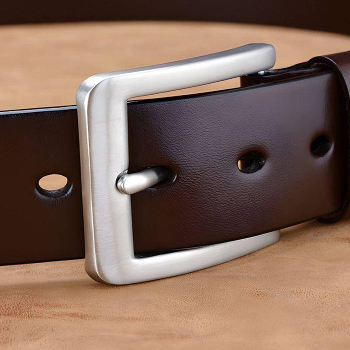 Full Grain Leather Belt For Men, Elegant Model