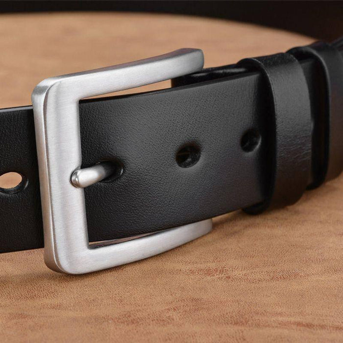 Full Grain Leather Belt For Men, Elegant Model