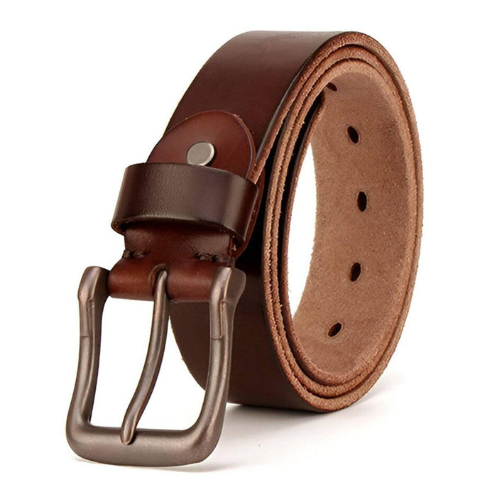 Full Grain Leather Belt, Supple And Comfortable, For Men, Tesauro Model