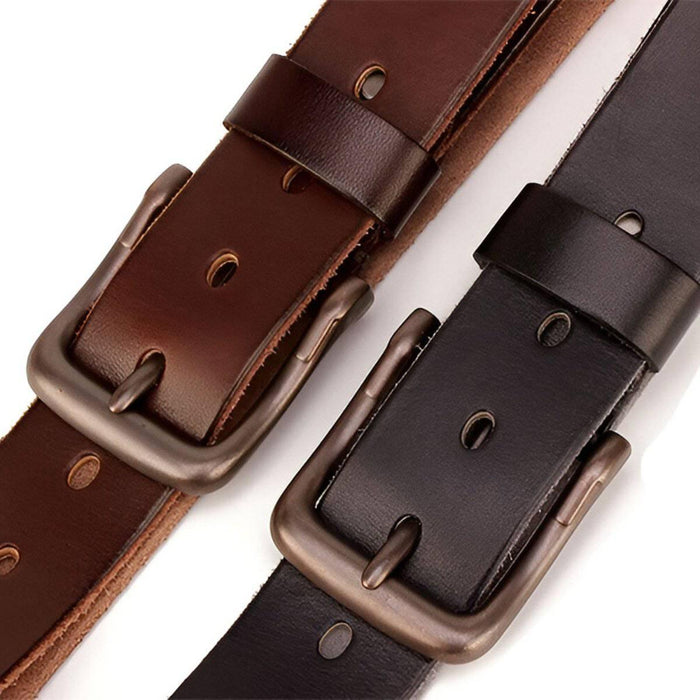 Full Grain Leather Belt, Supple And Comfortable, For Men, Tesauro Model