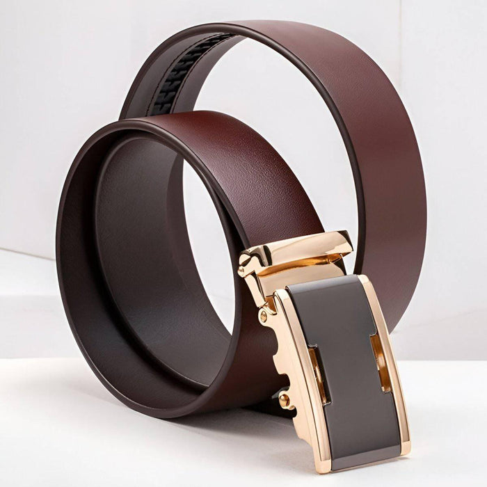 Full Grain Leather Suit Belt For Men, Giovanni Model