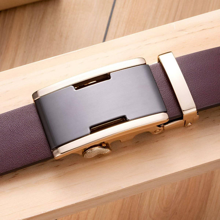 Full Grain Leather Suit Belt For Men, Giovanni Model