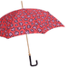 Funky Red Cheetah Print Umbrella Fashionable