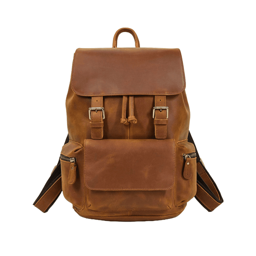 Genuine Leather Backpack for Men, Vintage Handmade