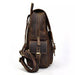 Genuine Leather Backpack for Men, Vintage Style