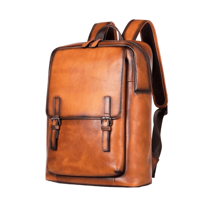 Genuine Leather High-Quality Cowhide Business Backpack