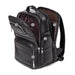 Genuine Leather Waterproof Backpack with USB Port