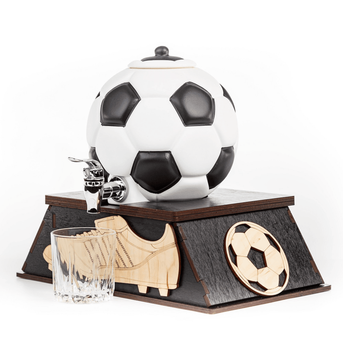 Gift Mini-Bar Football Ball On Stand