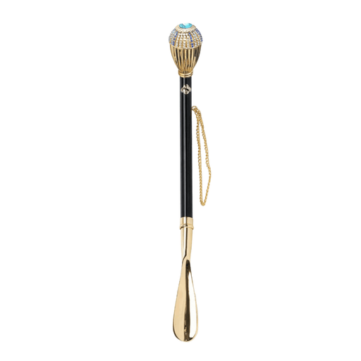 Gilded Accents Golden Glamour Crystal-Encrusted Shoehorn