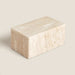 Elegant Travertine Stone Storage Box – Unique Natural Organizer