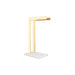 Stylish Dual Rod Stainless Steel and Marble Towel Holder