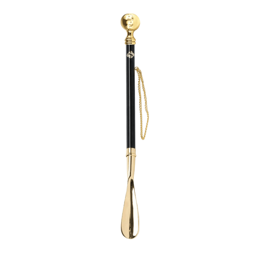 Glamour 24K Gold-plated Sphere Handle Shoehorn