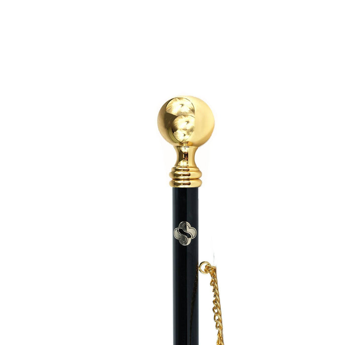 Glamour 24K Gold-plated Sphere Handle Shoehorn