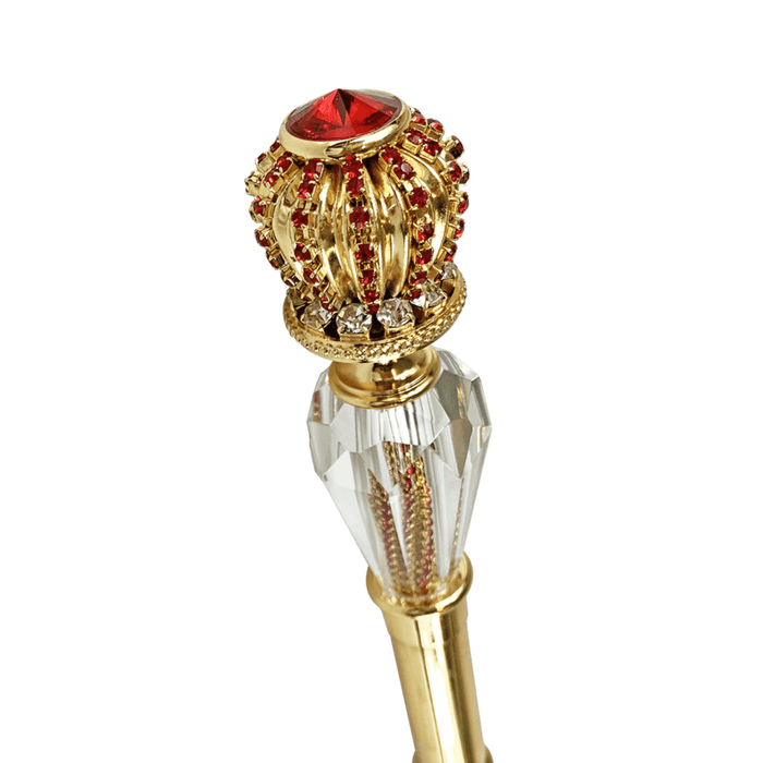 Glamour Amazing Walking Stick with Red Crystals