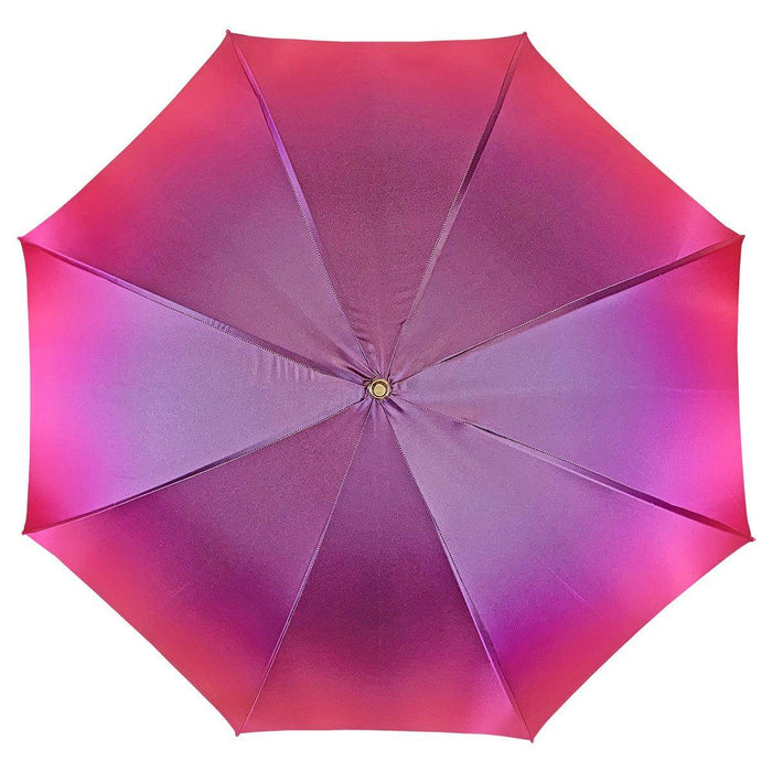 Glamour Fuchsia Umbrella with Medallion and Crystals